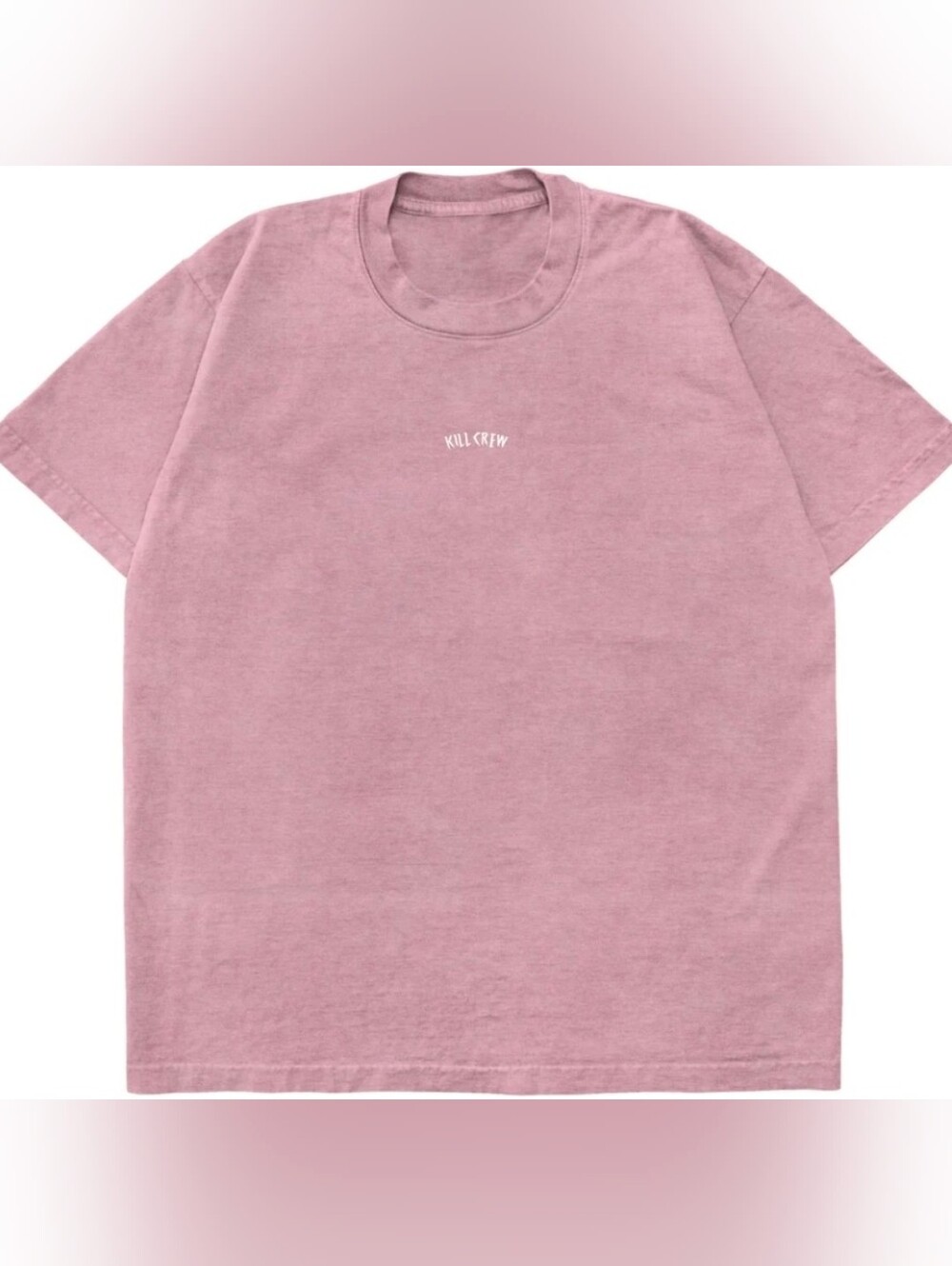 Kill Crew RELAXED FIT LUX "SIMPLE" T-SHIRT - ROSÉ